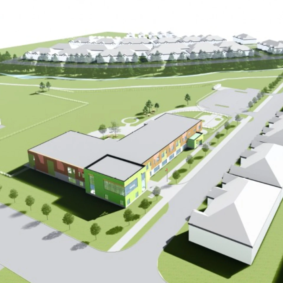 plan trois dimensions de la future école